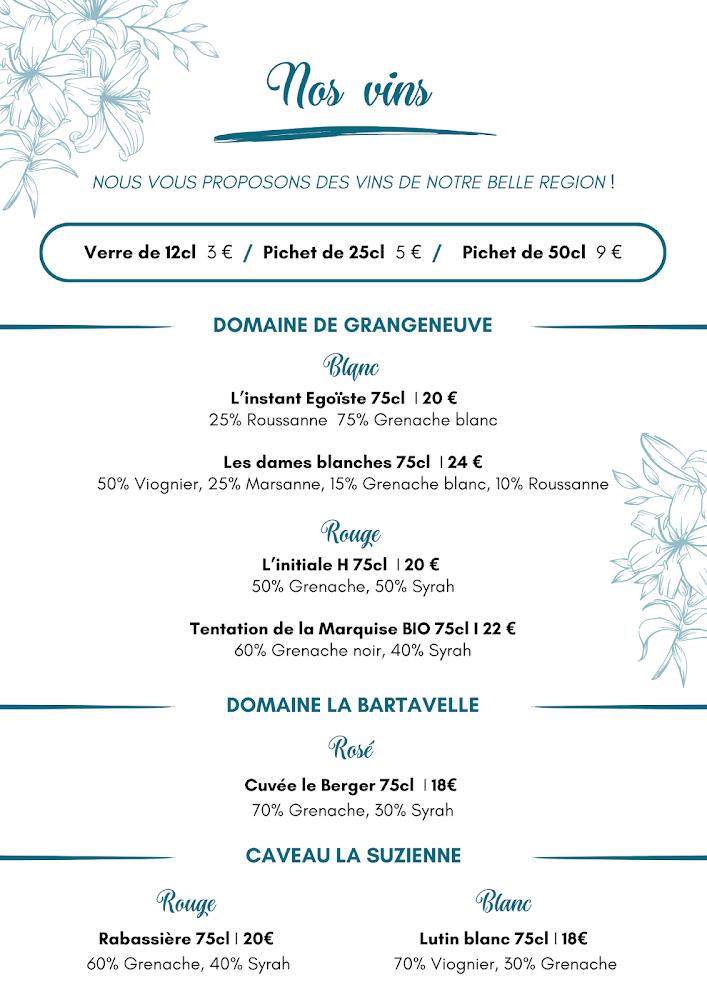 La Table de Roussas / Le chaudron - Menu Image 2